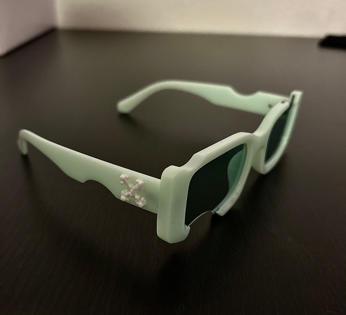 Mint green X shades