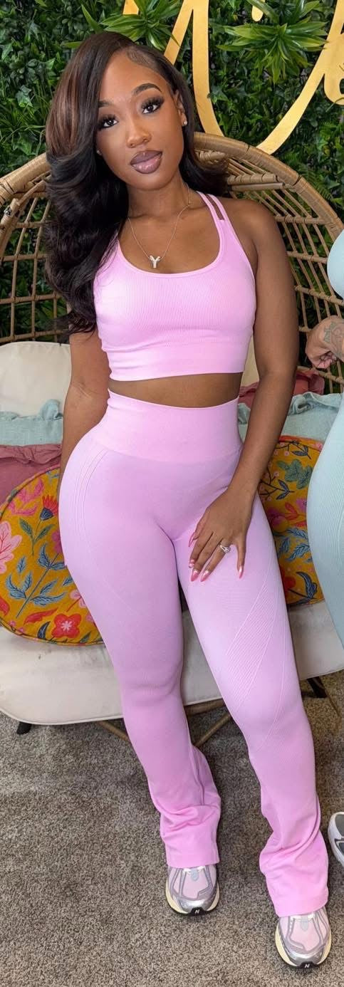 2 piece pink set