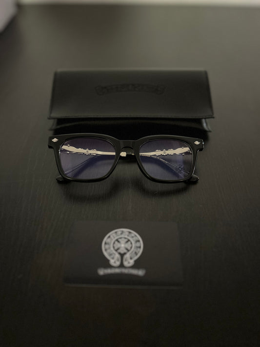 Silver heart black shades