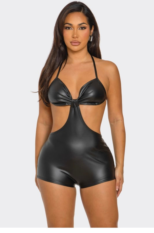 Noir Reign Romper