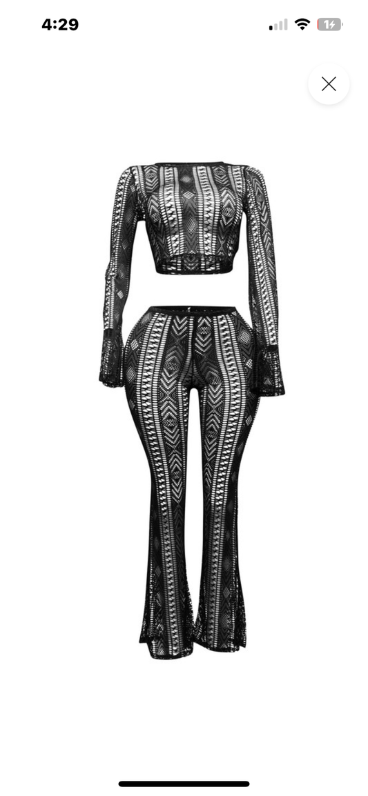 Geometric Mesh 2 piece